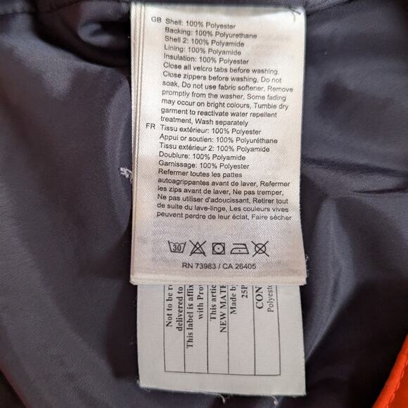 Helly Hansen Insulated Primaloft Snow Ski Snowboard Pants Orange Size XXL - Picture 6 of 13